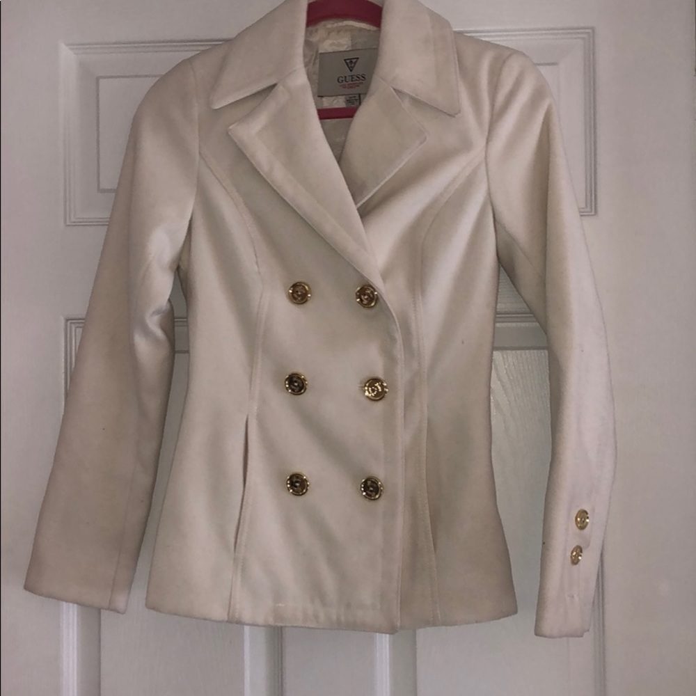 Pea Coat - Off white